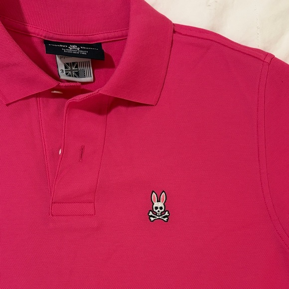 Psycho Bunny Polo Pique Shirt Trio set combo - Lavender, Green, Fuchsia - Picture 5 of 11